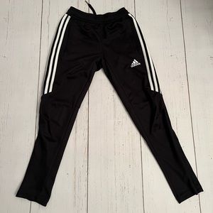 Adidas ClimaCool Boys Joggers Sz S Black